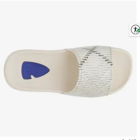 Burberry Cream Check Slide Sandals - Picture 7 of 13